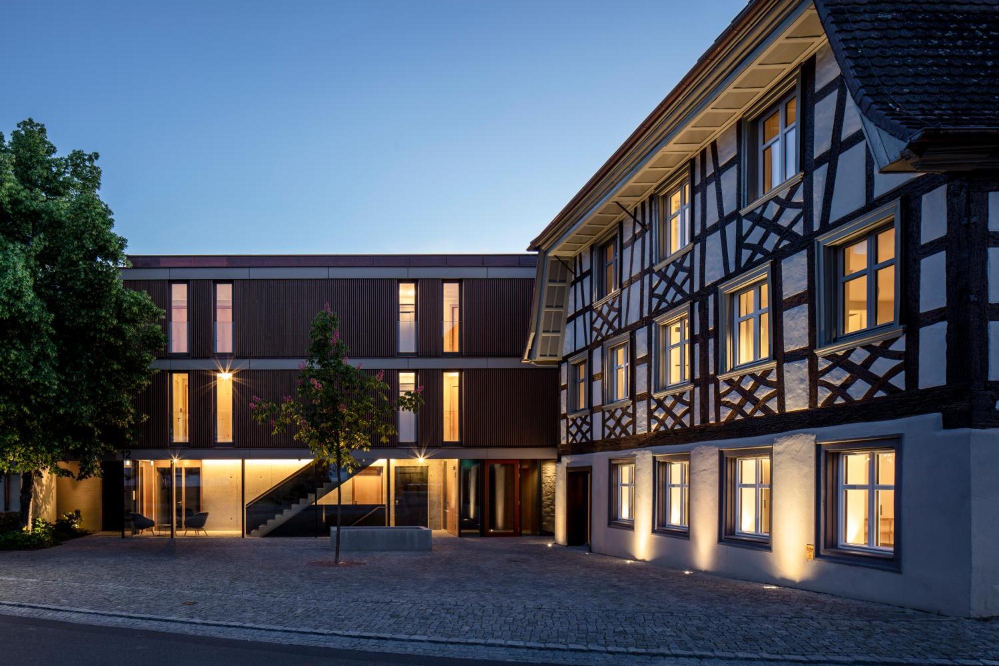 Sternen Bohlingen Aparthotel エクステリア 写真